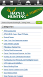 Mobile Screenshot of hayneshunting.com
